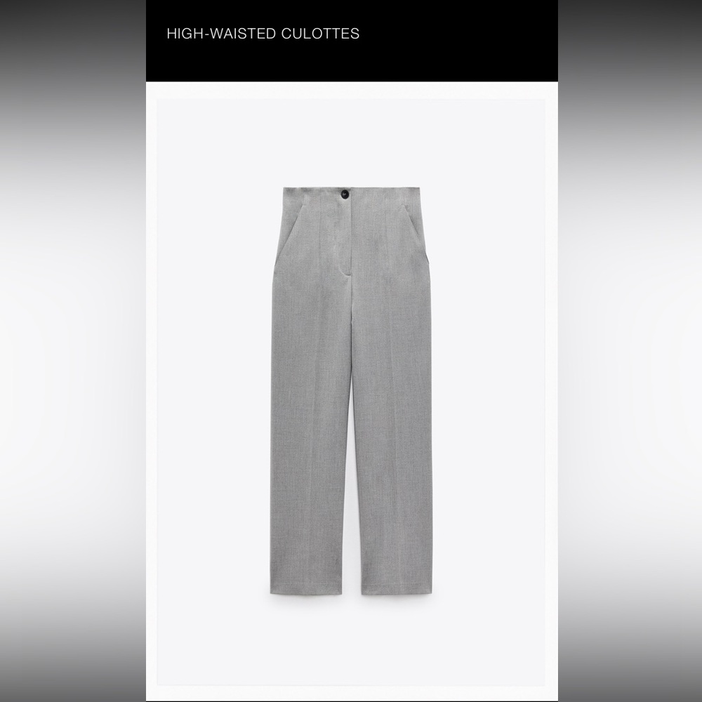 ZARA High Waisted Culottes